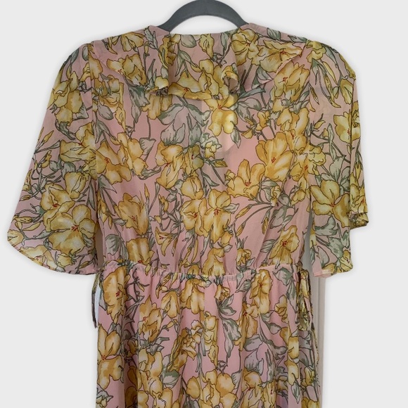 Loveriche Floral Dress Women's Size Small Ruffle - Picture 4 of 6